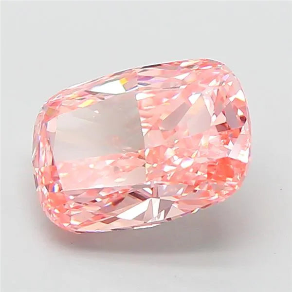 2.56ct Cushion modified Lab Grown Diamond (Colour Fancy Intense Pink, Clarity VVS2, IGI Certified)