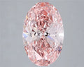 2.56ct Oval Lab Grown Diamond (Colour Fancy Vivid Pink, Clarity VS2, IGI Certified)