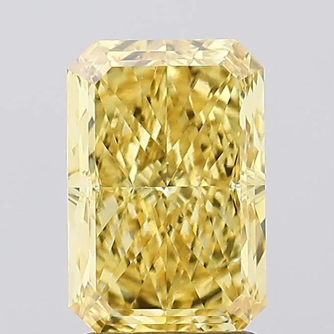 2.56ct Radiant Lab Grown Diamond (Colour Fancy Vivid Yellow, Clarity VS2, IGI Certified)