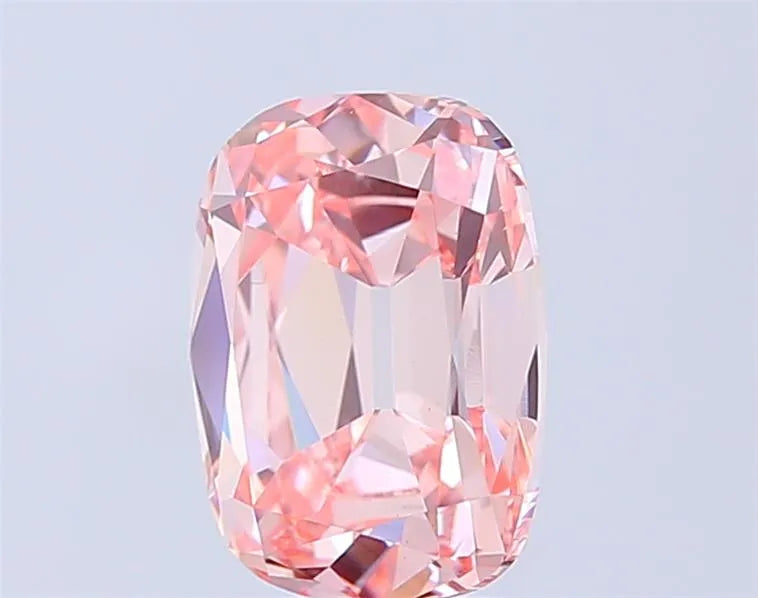 2.57ct Cushion brilliant Lab Grown Diamond (Colour Fancy Intense Pink, Clarity VS2, IGI Certified)