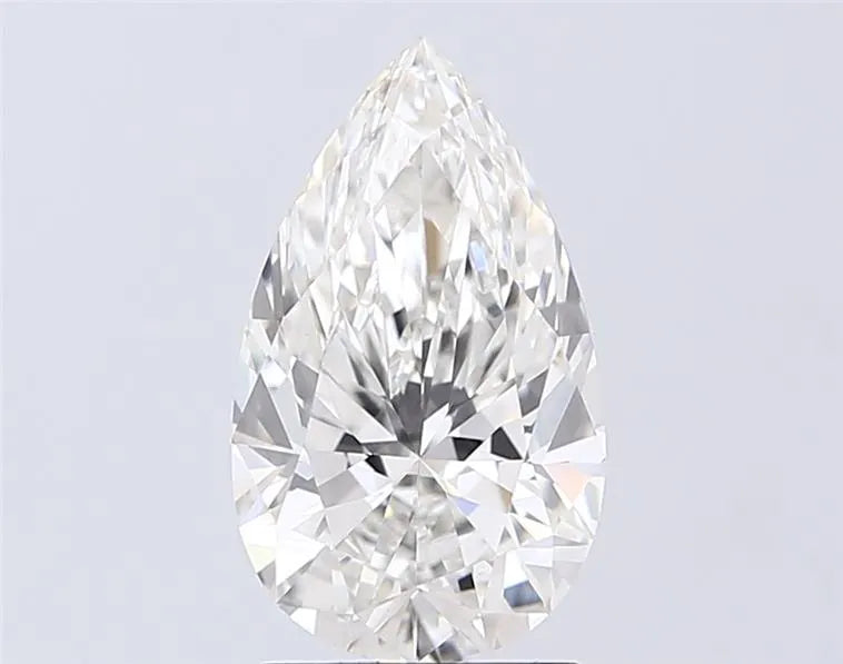 2.57ct Pear Lab Grown Diamond (Colour F, Clarity VVS2, IGI Certified)