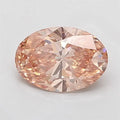 2.60ct Oval Lab Grown Diamond (Colour Champagne, Clarity VS1, Uncertified)