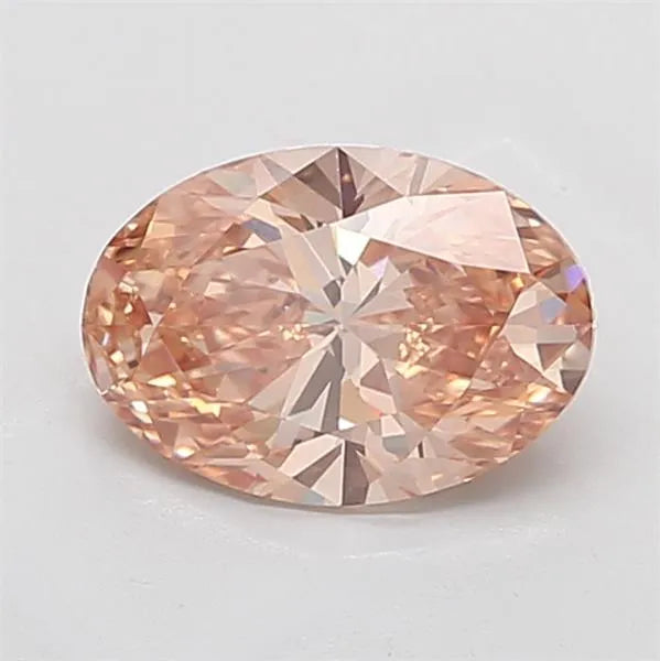 2.60ct Oval Lab Grown Diamond (Colour Champagne, Clarity VS1, Uncertified)
