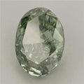 2.62ct Oval Lab Grown Diamond (Colour Fancy Vivid Green, Clarity VS2, IGI Certified)