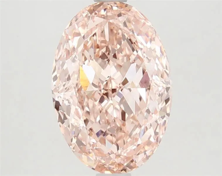 2.62ct Oval Lab Grown Diamond (Colour Fancy Vivid Pink, Clarity VVS2, IGI Certified)