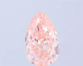 2.63ct Pear Lab Grown Diamond (Colour Fancy Orangey Pink, Clarity VS1, IGI Certified)