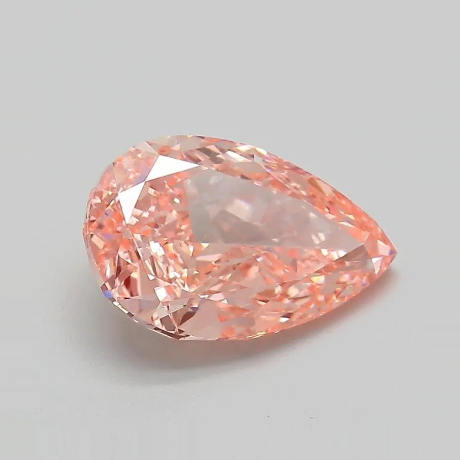 2.63ct Radiant Lab Grown Diamond (Colour Fancy Vivid Pink, Clarity VVS2, IGI Certified)