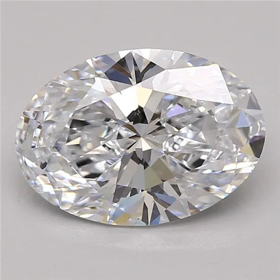 2.64ct Oval Lab Grown Diamond (Colour D, Clarity VVS1, Cut EIGHTX, GCAL Certified)