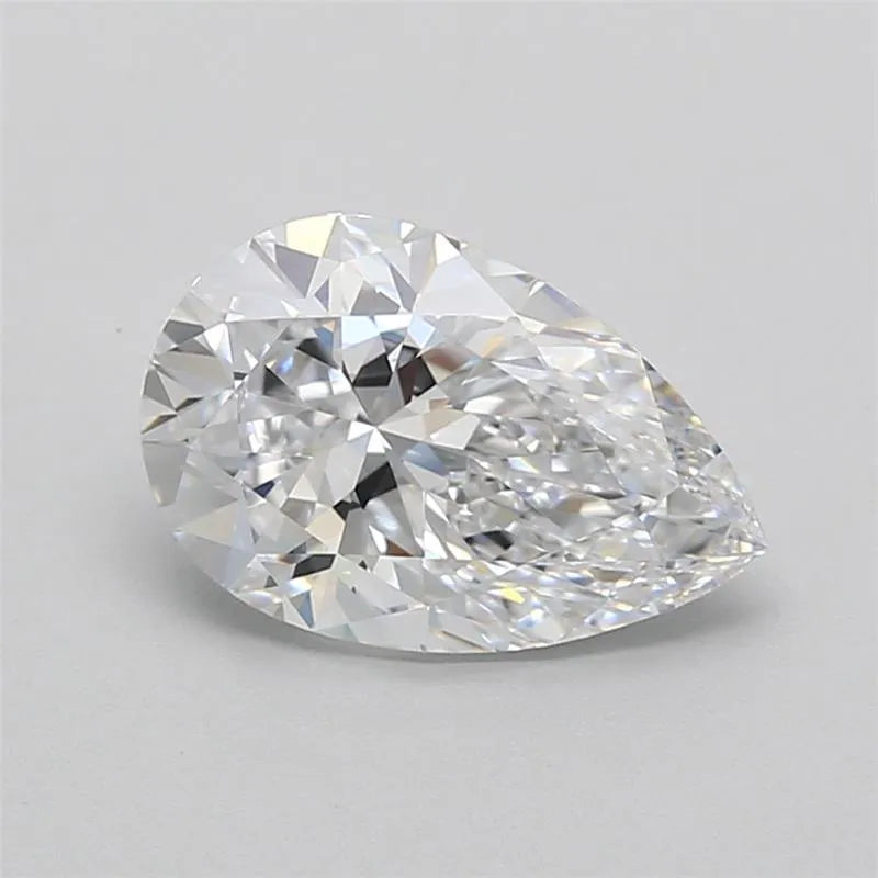 2.67ct Pear Lab Grown Diamond (Colour D, Clarity VVS1, IGI Certified)
