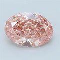 2.68ct Oval Lab Grown Diamond (Colour Fancy Vivid Pink, Clarity VVS2, IGI Certified)