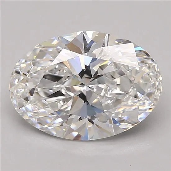 2.71ct Oval Lab Grown Diamond (Colour D, Clarity VVS1, Cut EIGHTX, GCAL Certified)