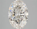 2.71ct Oval Lab Grown Diamond (Colour G, Clarity VS1, IGI Certified)