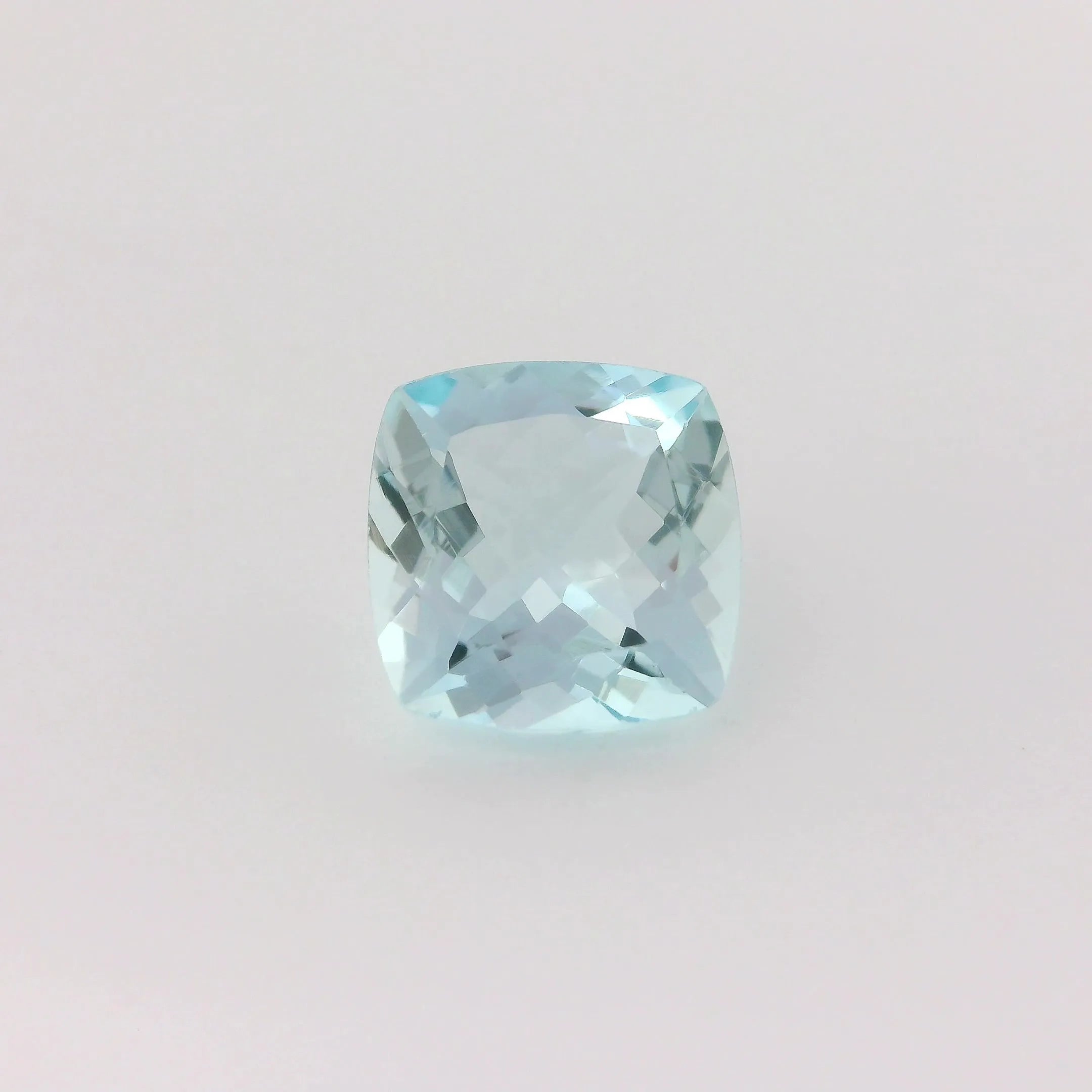 2.74ct Cushion Natural Aquamarine (Colour Blue, Clarity Slightly Included, Cut Faceted)