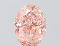 2.74ct Oval Lab Grown Diamond (Colour Fancy Intense Pink, Clarity VS1, IGI Certified)