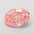 2.74ct Oval Lab Grown Diamond (Colour Fancy Vivid Pink, Clarity VVS2, IGI Certified)