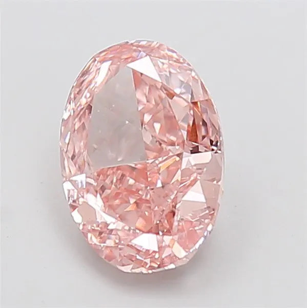 2.75ct Oval Lab Grown Diamond (Colour Fancy Intense Pink, Clarity VVS2, IGI Certified)