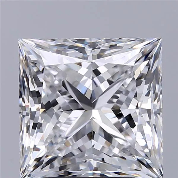 2.75ct Princess Lab Grown Diamond (Colour D, Clarity VVS2, IGI Certified)