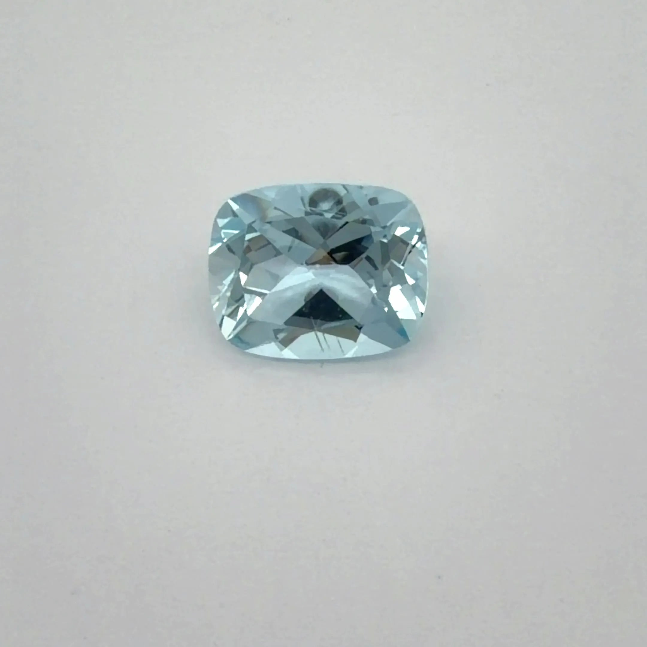 2.77ct Cushion Natural Aquamarine (Colour Blue, Clarity Eye Clean, Cut Faceted)