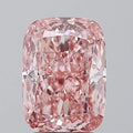 2.77ct Cushion modified Lab Grown Diamond (Colour Fancy Vivid Pink, Clarity VS1, IGI Certified)