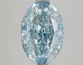 2.77ct Oval Lab Grown Diamond (Colour Fancy Vivid Blue, Clarity SI1, Uncertified)