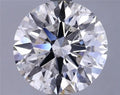 2.86ct Round Lab Grown Diamond (Colour G, Clarity SI2, Cut ID, IGI Certified)