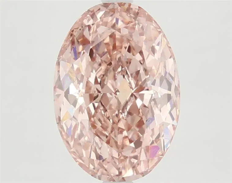 2.87ct Oval Lab Grown Diamond (Colour Fancy Vivid Pink, Clarity VS1, IGI Certified)