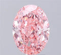2.89ct Oval Lab Grown Diamond (Colour Fancy Vivid Pink, Clarity VVS2, IGI Certified)