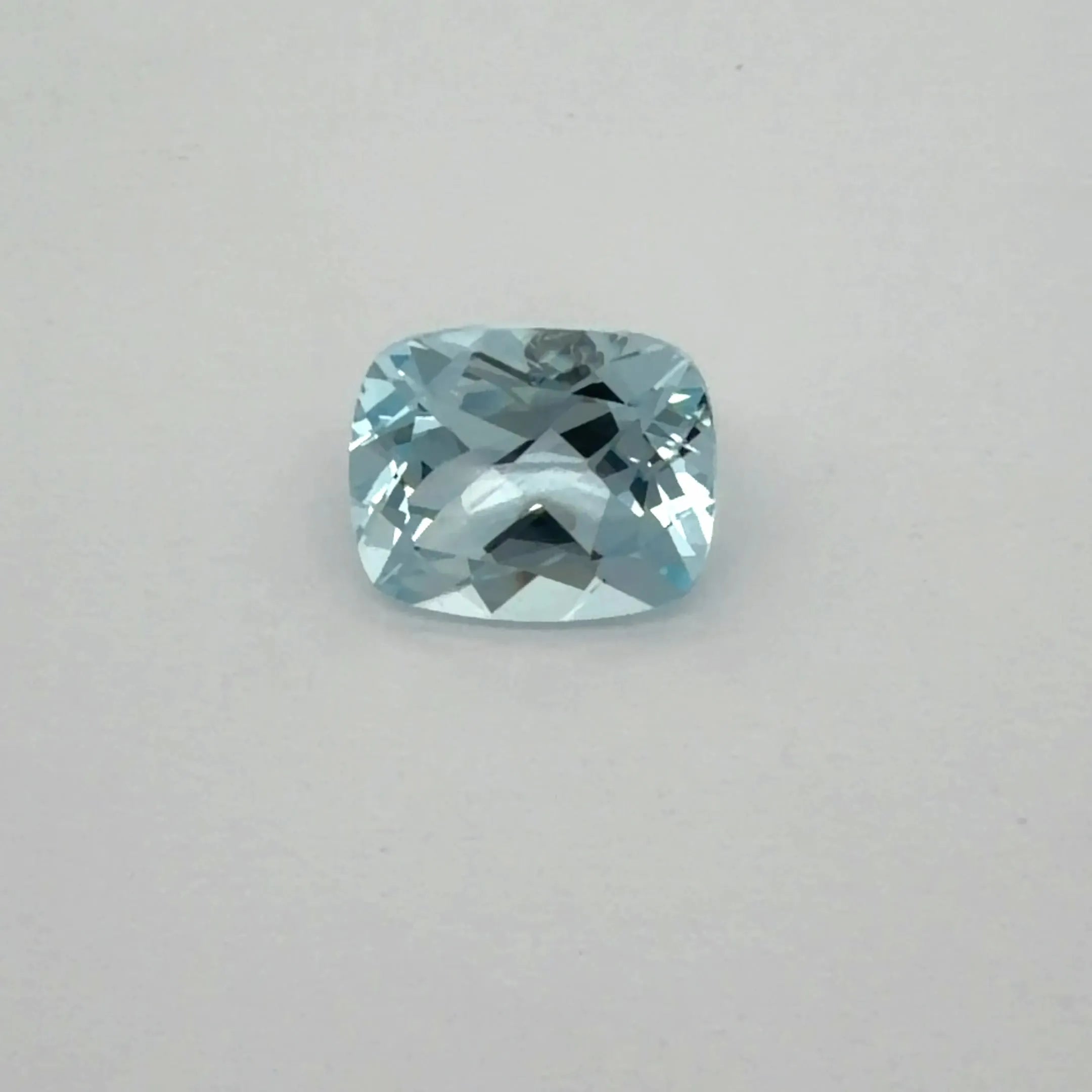 2.91ct Cushion Natural Aquamarine (Colour Blue, Clarity Eye Clean, Cut Faceted)