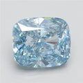 2.91ct Cushion brilliant Lab Grown Diamond (Colour Fancy Vivid Blue, Clarity VS2, IGI Certified)