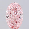 2.92ct Oval Lab Grown Diamond (Colour Fancy Vivid Pink, Clarity VS1, IGI Certified)