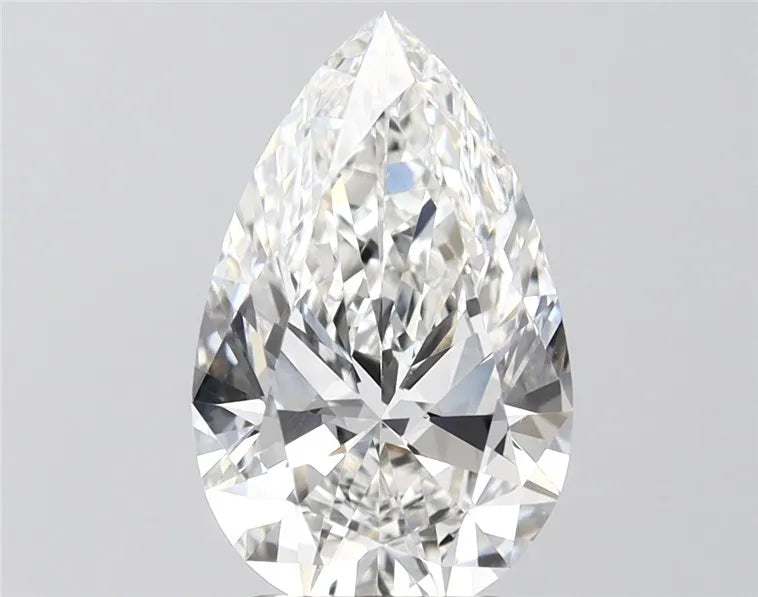 2.92ct Pear Lab Grown Diamond (Colour G, Clarity VVS2, IGI Certified)