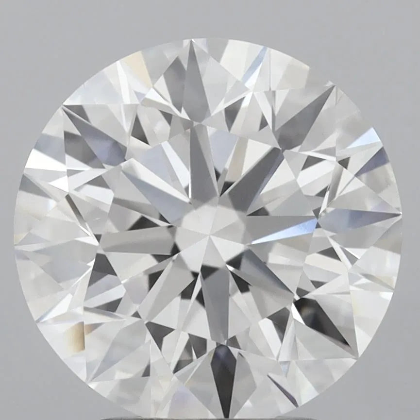 2.96ct Round Lab Grown Diamond (Colour E, Clarity VVS2, Cut ID, IGI Certified)