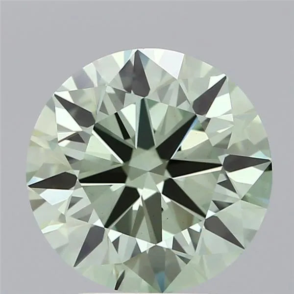2.98ct Round Lab Grown Diamond (Colour Fancy Intense Green, Clarity VS1, Cut ID, IGI Certified)