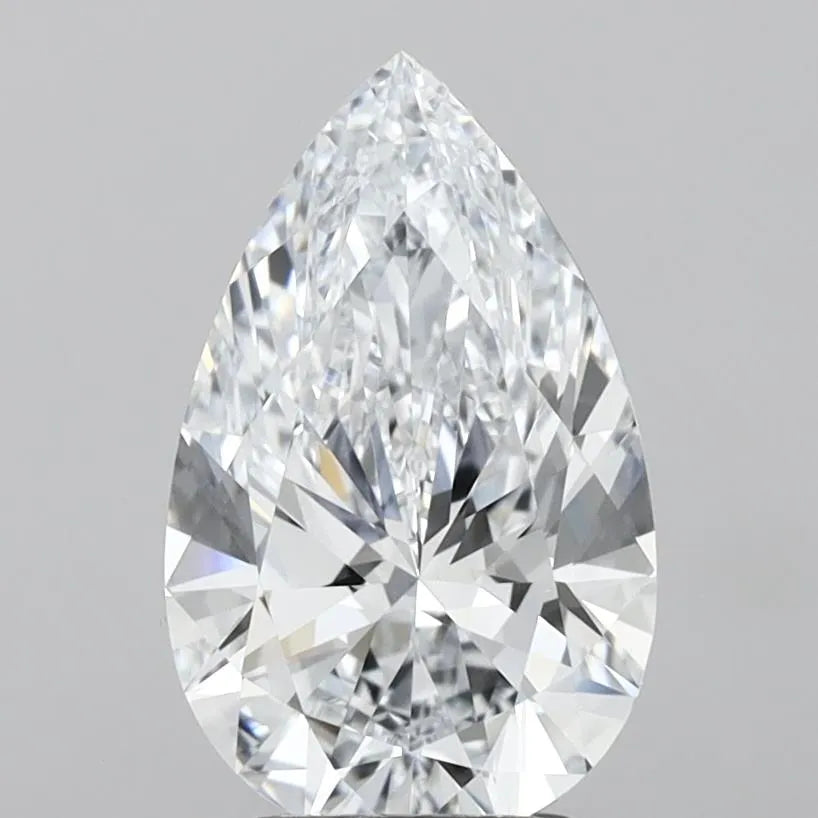 2.99ct Pear Lab Grown Diamond (Colour F, Clarity VVS2, IGI Certified)
