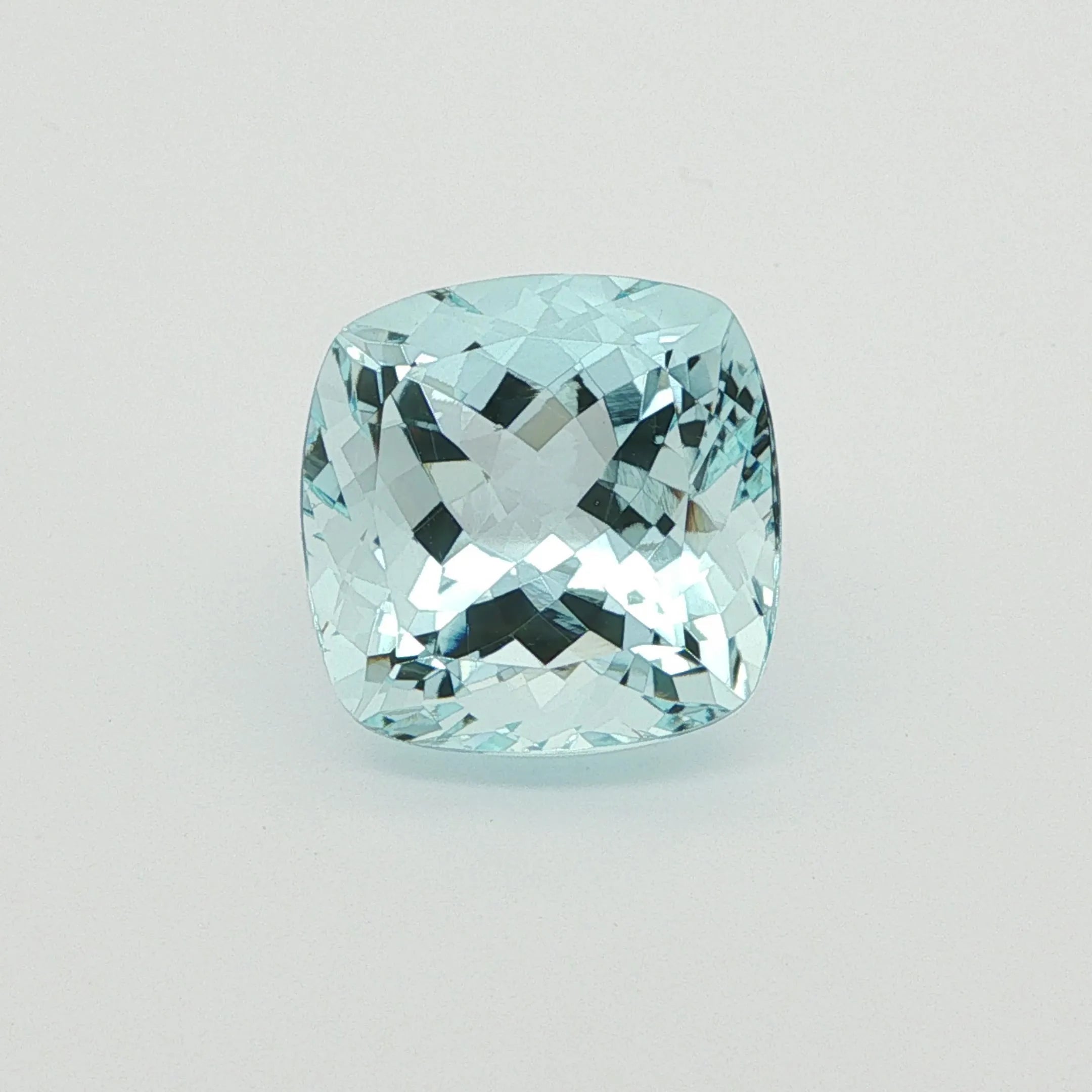 20.92ct Cushion Natural Aquamarine (Colour Blue, Clarity Eye Clean, Cut Faceted)