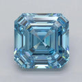 3.00ct Asscher Lab Grown Diamond (Colour Fancy Vivid Blue, Clarity VVS1, IGI Certified)