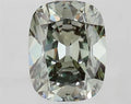3.00ct Cushion brilliant Lab Grown Diamond (Colour Fancy Vivid Green, Clarity VVS2, IGI Certified)