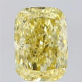 3.00ct Cushion modified Lab Grown Diamond (Colour Fancy Intense Yellow, Clarity VS2, IGI Certified)