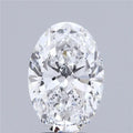 3.00ct Oval Lab Grown Diamond (Colour D, Clarity VS2, IGI Certified)