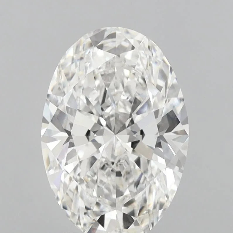 3.00ct Oval Lab Grown Diamond (Colour E, Clarity VVS2, IGI Certified)