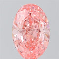 3.00ct Oval Lab Grown Diamond (Colour Fancy Vivid Pink, Clarity VS1, IGI Certified)