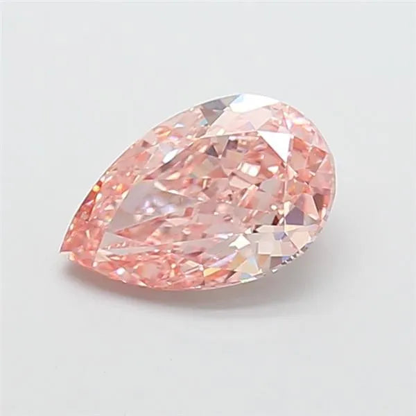 3.00ct Pear Lab Grown Diamond (Colour Fancy Intense Pink, Clarity VS1, IGI Certified)