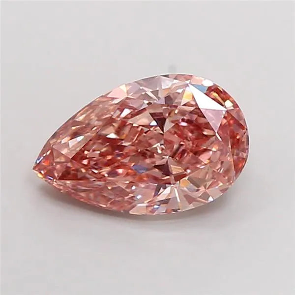 3.00ct Pear Lab Grown Diamond (Colour Fancy Vivid Pink, Clarity VS2, Uncertified)