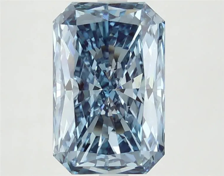 3.00ct Radiant Lab Grown Diamond (Colour Fancy Vivid Blue, Clarity VS2, IGI Certified)