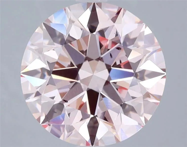 3.00ct Round Lab Grown Diamond (Colour Fancy Intense Pink, Clarity SI1, Cut ID, IGI Certified)