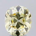 3.01ct Cushion brilliant Lab Grown Diamond (Colour Fancy Yellow, Clarity SI1, IGI Certified)
