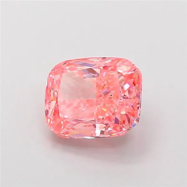 3.01ct Cushion modified Lab Grown Diamond (Colour Fancy Vivid Pink, Clarity SI1, IGI Certified)