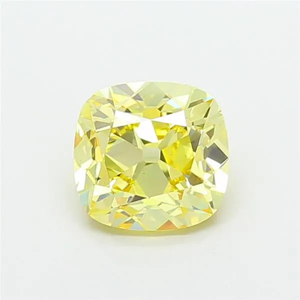 3.01ct Cushion modified Lab Grown Diamond (Colour Fancy Yellow, Clarity VS2, IGI Certified)