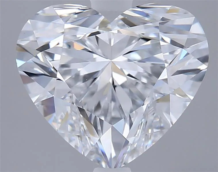 3.01ct Heart Lab Grown Diamond (Colour D, Clarity VVS2, IGI Certified)