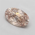 3.01ct Oval Lab Grown Diamond (Colour Champagne, Clarity VS1, Cut EX, Uncertified)